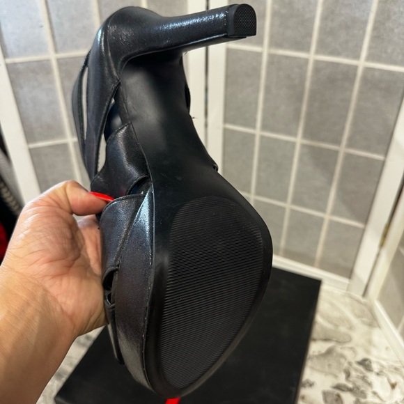 Sofia black high heels size 10 new - Picture 3 of 7